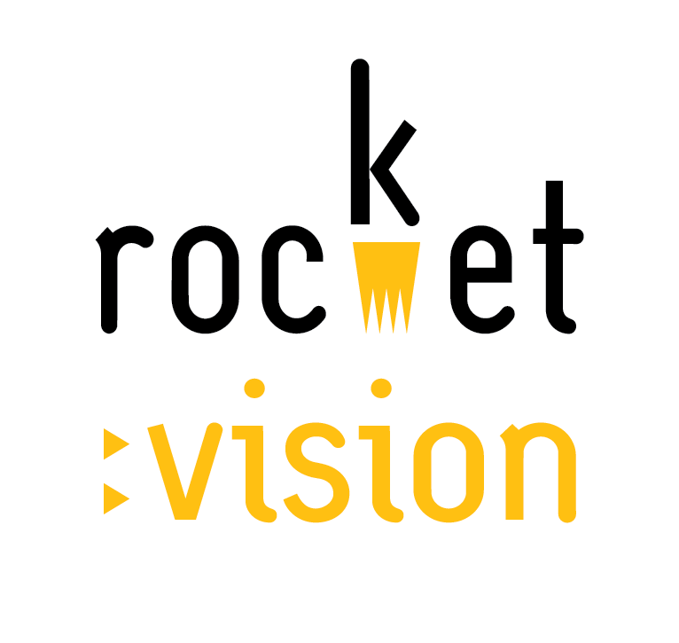 Rocket Vision logo White Box